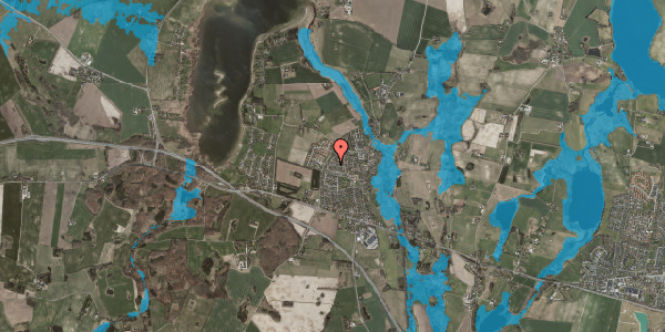 Oversvømmelsesrisiko fra vandløb på Grydehøj 13, 4000 Roskilde