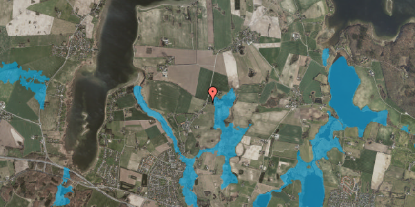 Oversvømmelsesrisiko fra vandløb på Herslevvej 12, 4000 Roskilde