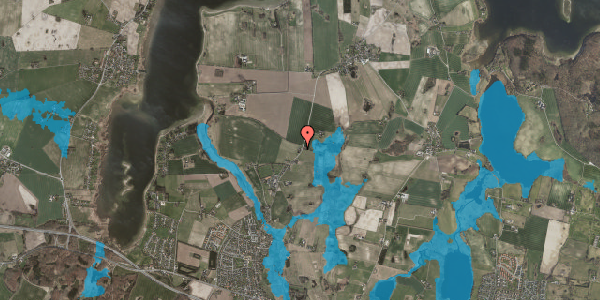 Oversvømmelsesrisiko fra vandløb på Herslevvej 39, 4000 Roskilde