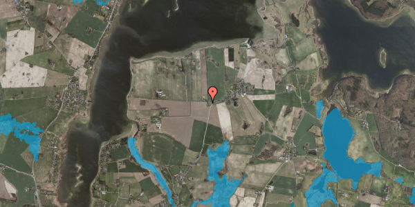 Oversvømmelsesrisiko fra vandløb på Herslevvej 41, 4000 Roskilde