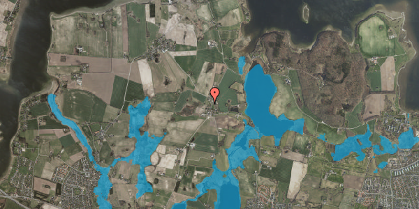 Oversvømmelsesrisiko fra vandløb på Kattinge Bygade 10, 4000 Roskilde