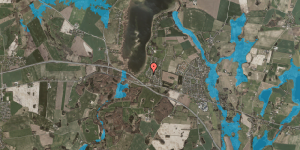 Oversvømmelsesrisiko fra vandløb på Lindevang 7, 4000 Roskilde