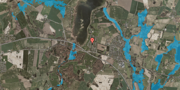 Oversvømmelsesrisiko fra vandløb på Lindevang 11, 4000 Roskilde