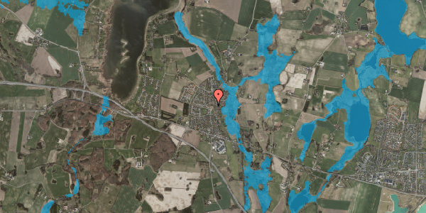 Oversvømmelsesrisiko fra vandløb på Nødager 46, 4000 Roskilde
