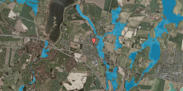 Oversvømmelsesrisiko fra vandløb på Nødager 56, 4000 Roskilde