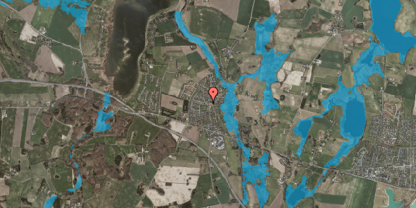 Oversvømmelsesrisiko fra vandløb på Nødager 62, 4000 Roskilde