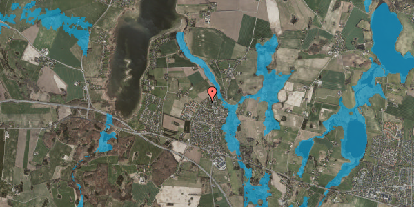 Oversvømmelsesrisiko fra vandløb på Nørremarken 14, 4000 Roskilde