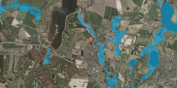 Oversvømmelsesrisiko fra vandløb på Nørremarken 19, 4000 Roskilde