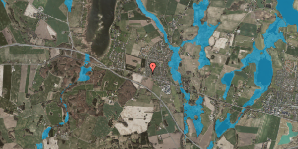 Oversvømmelsesrisiko fra vandløb på Skovager 14, 4000 Roskilde