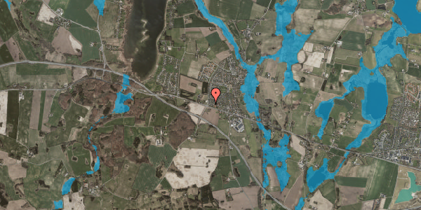 Oversvømmelsesrisiko fra vandløb på Skovager 25, 4000 Roskilde