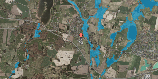 Oversvømmelsesrisiko fra vandløb på Skullebjerg 5, 4000 Roskilde