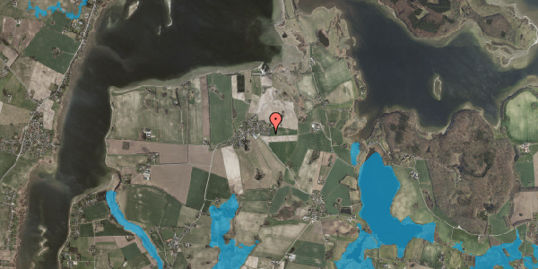 Oversvømmelsesrisiko fra vandløb på Toftevej 12, 4000 Roskilde