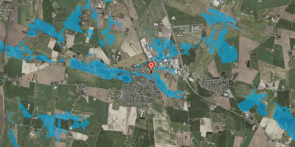 Oversvømmelsesrisiko fra vandløb på Biensvej 1, 4621 Gadstrup