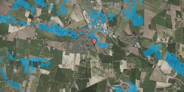 Oversvømmelsesrisiko fra vandløb på Dyssegårdsvej 63, 4621 Gadstrup