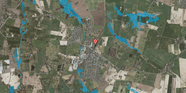 Oversvømmelsesrisiko fra vandløb på Emilsgave 120, 4130 Viby Sjælland