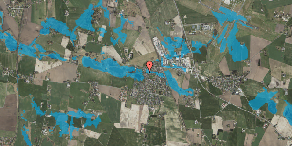 Oversvømmelsesrisiko fra vandløb på Nyvej 46, 4621 Gadstrup
