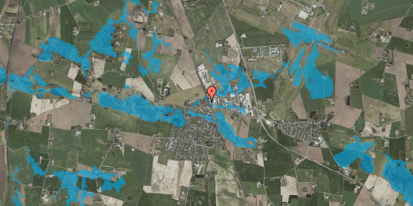 Oversvømmelsesrisiko fra vandløb på Nørrevej 5, 4621 Gadstrup