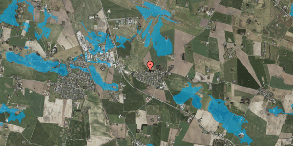 Oversvømmelsesrisiko fra vandløb på Snoldelev Bygade 35, 4621 Gadstrup