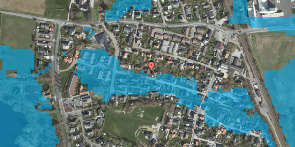 Oversvømmelsesrisiko fra vandløb på Vestervej 8, 4621 Gadstrup