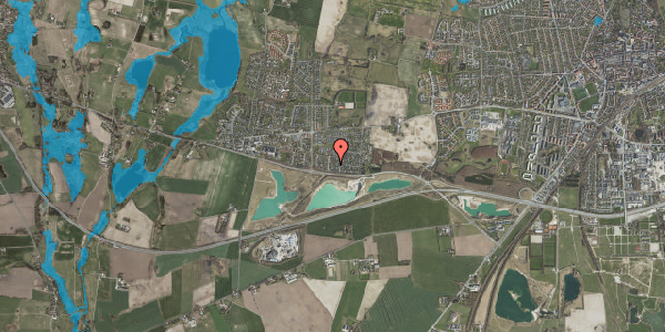 Oversvømmelsesrisiko fra vandløb på Aastoften 10, 4000 Roskilde