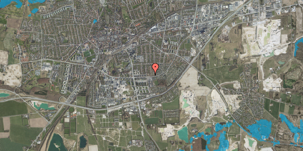 Oversvømmelsesrisiko fra vandløb på Anemonevej 32, 4000 Roskilde