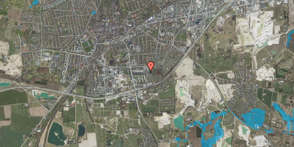 Oversvømmelsesrisiko fra vandløb på Astersvej 15B, 4000 Roskilde