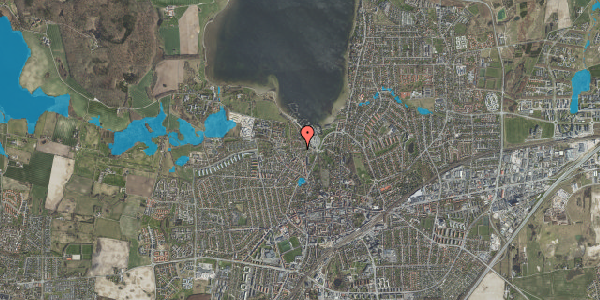 Oversvømmelsesrisiko fra vandløb på Asylgade 4, 4000 Roskilde