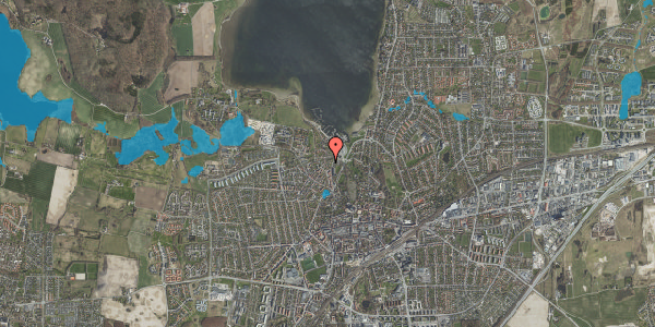 Oversvømmelsesrisiko fra vandløb på Asylgade 11B, 4000 Roskilde