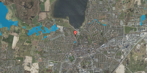 Oversvømmelsesrisiko fra vandløb på Asylgade 23, st. tv, 4000 Roskilde