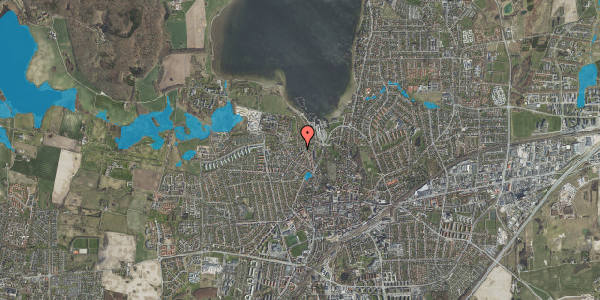 Oversvømmelsesrisiko fra vandløb på Asylgade 28, 2. tv, 4000 Roskilde