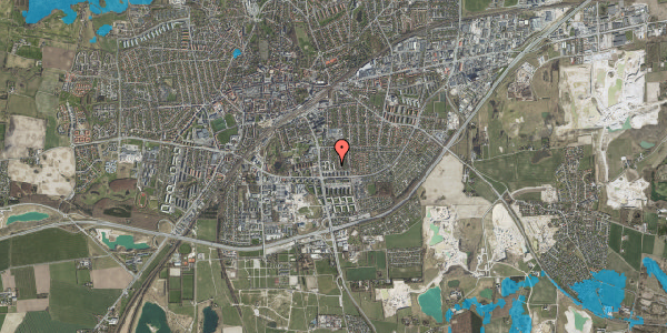 Oversvømmelsesrisiko fra vandløb på Bakkegården 44, 2. tv, 4000 Roskilde