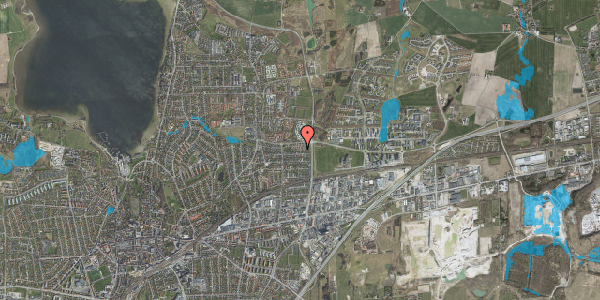 Oversvømmelsesrisiko fra vandløb på Bekkasinvej 43, 4000 Roskilde