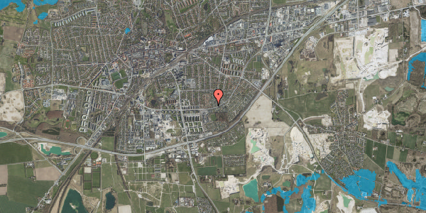 Oversvømmelsesrisiko fra vandløb på Bellisvej 20, 4000 Roskilde