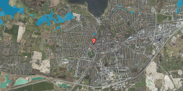 Oversvømmelsesrisiko fra vandløb på Borgediget 28C, 4000 Roskilde