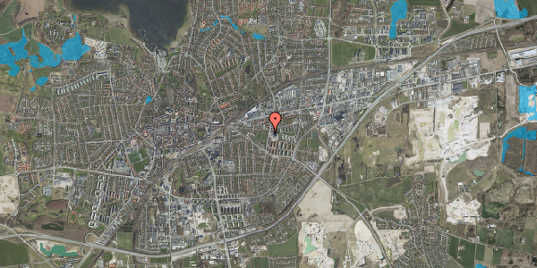 Oversvømmelsesrisiko fra vandløb på Bymarken 14, 4000 Roskilde