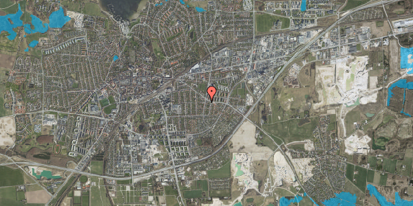 Oversvømmelsesrisiko fra vandløb på Bymarken 47, 4000 Roskilde