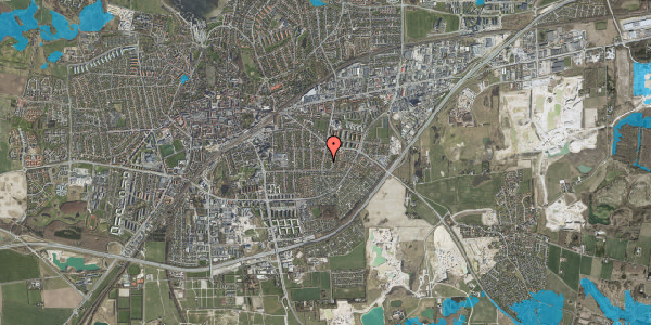 Oversvømmelsesrisiko fra vandløb på Bymarken 63, 4000 Roskilde