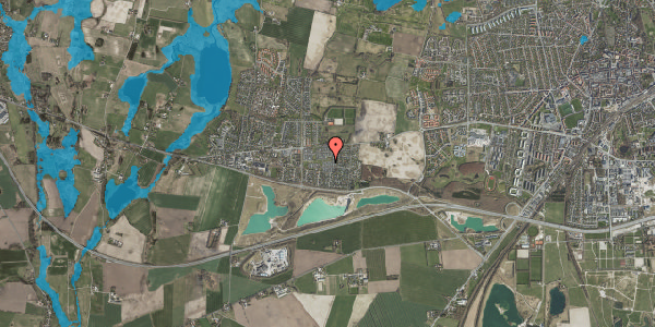 Oversvømmelsesrisiko fra vandløb på Cypressen 21, 4000 Roskilde