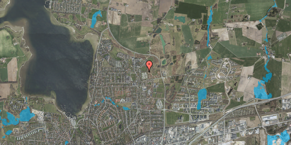 Oversvømmelsesrisiko fra vandløb på Egegårdsparken 51, 4000 Roskilde