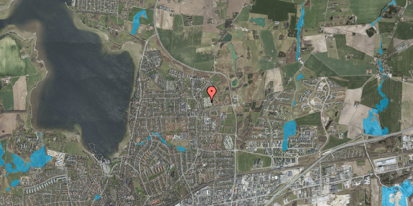 Oversvømmelsesrisiko fra vandløb på Egegårdsparken 85, 4000 Roskilde