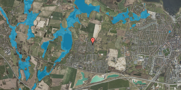 Oversvømmelsesrisiko fra vandløb på Enghaven 28, 4000 Roskilde