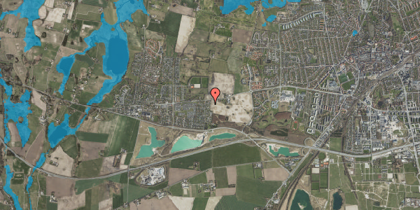 Oversvømmelsesrisiko fra vandløb på Flengsager 16, 4000 Roskilde