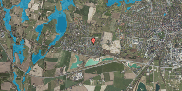 Oversvømmelsesrisiko fra vandløb på Fyrren 27, 4000 Roskilde