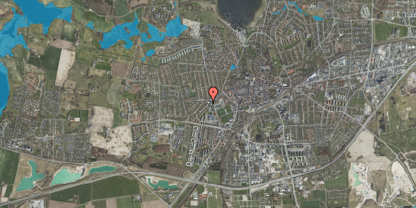 Oversvømmelsesrisiko fra vandløb på Fælledvej 10, 2. 1, 4000 Roskilde