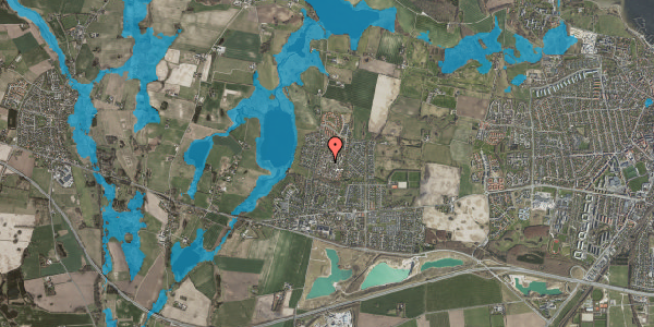 Oversvømmelsesrisiko fra vandløb på Galpestykket 48, 4000 Roskilde