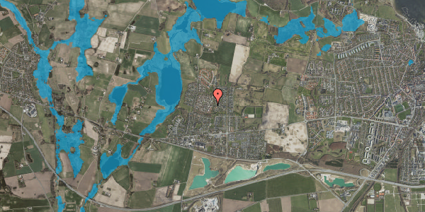 Oversvømmelsesrisiko fra vandløb på Galpestykket 357, 4000 Roskilde