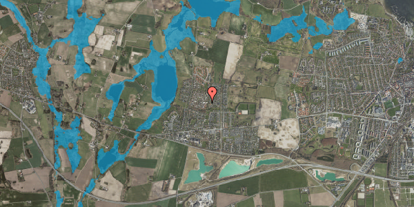 Oversvømmelsesrisiko fra vandløb på Galpestykket 363, 4000 Roskilde