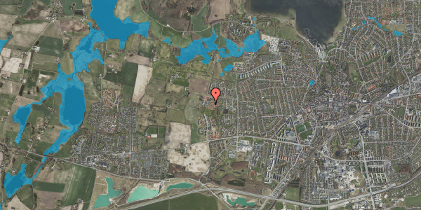 Oversvømmelsesrisiko fra vandløb på Græsengen 4, 4000 Roskilde