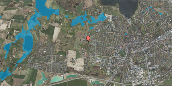 Oversvømmelsesrisiko fra vandløb på Græsengen 10, 4000 Roskilde