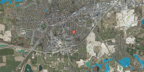 Oversvømmelsesrisiko fra vandløb på Havevang 37, 4000 Roskilde